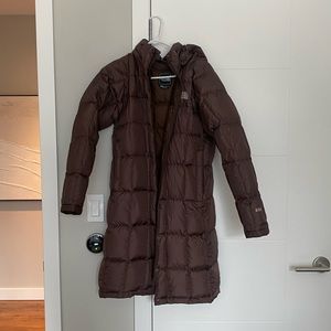 Women’s M North face long jacket